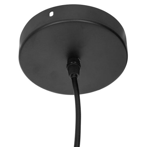 Luminaire Suspension En Métal Et Jacinthe D 37 X H 50 Cm