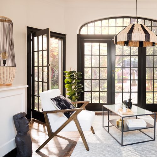 Lampadaire Arc Delia Naturel H149,5