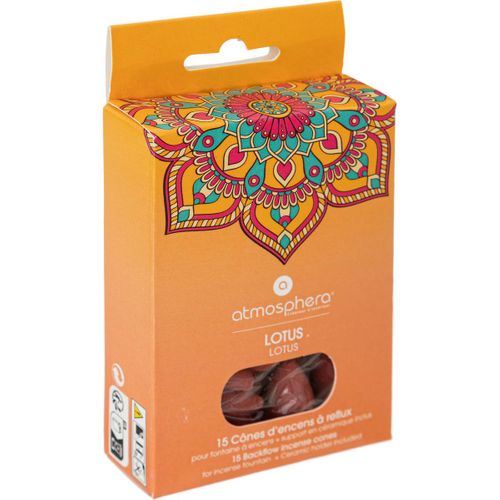 Lot De 15 Cônes D'encens Avec Support "taly" - Lotus Rose