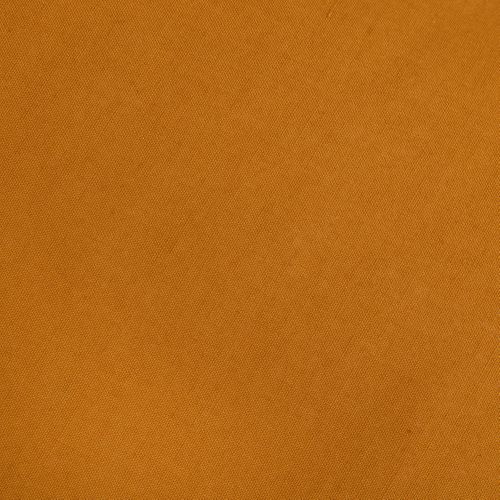 Housse De Couette 1 Personne En Coton  Jaune Cumin 140 X 200 Cm