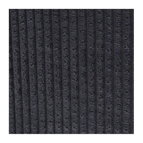 Chaise De Bureau En Velours Côtelé Gris Et Pieds En Métal