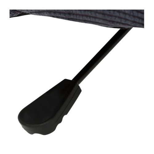 Chaise De Bureau En Velours Côtelé Gris Et Pieds En Métal