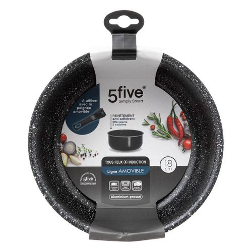 Casserole Aluminium Pressé 18 Cm Amovible