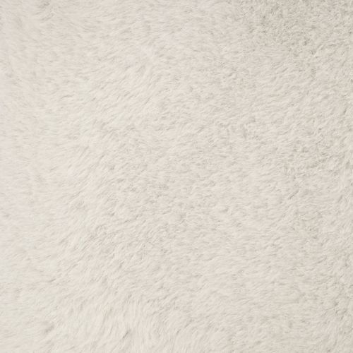 Pouf Et Coffre De Rangement En Bois Et Fourrure Blanche 76 X 38 Cm