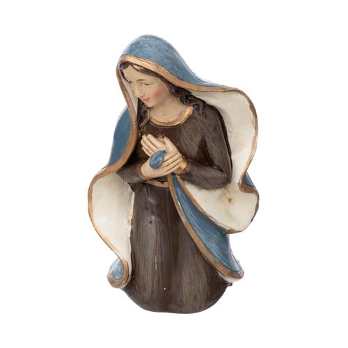 Déco De Crèche De Noël Set De 8 Santons En Résine H 16 Cm