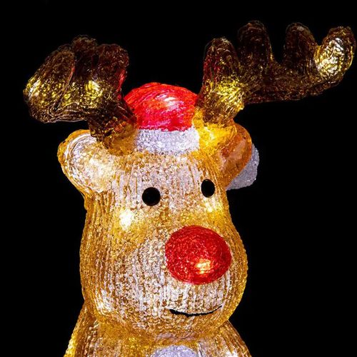 Renne De Noël Lumineux H30 Cm Extérieur