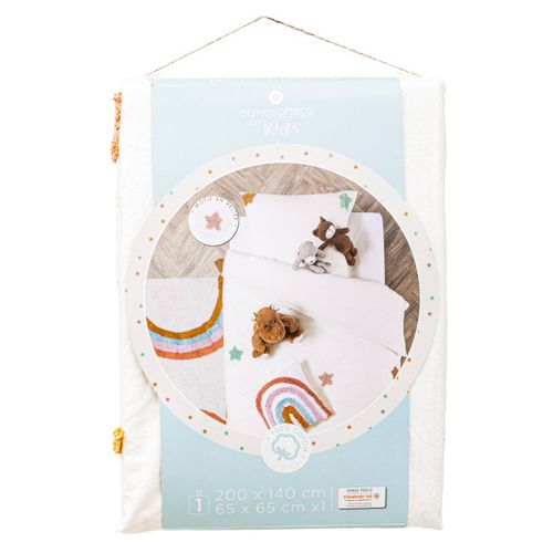 Parure De Lit "étoile" - Coton - 140x200 Cm