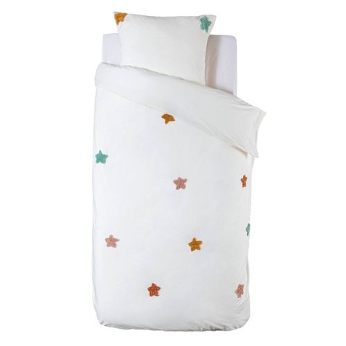 Parure De Lit "étoile" - Coton - 140x200 Cm
