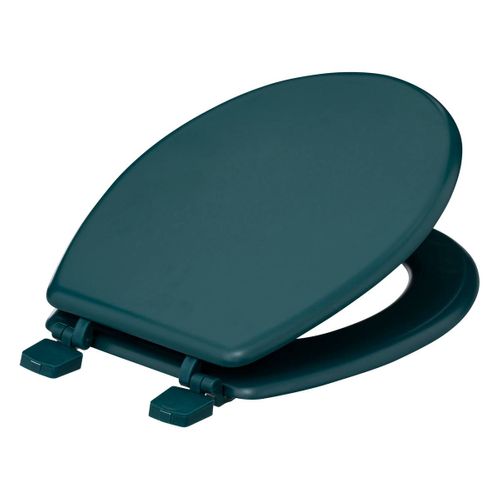 Abattant Wc Standard En Bois Bleu Pétrole