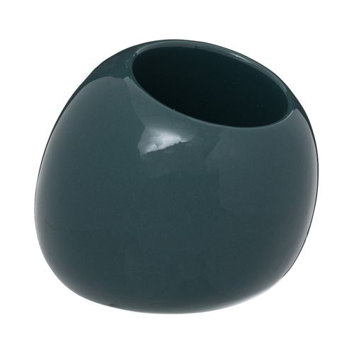 Brosse Wc Avec Support En Céramique Bleu Pétrole