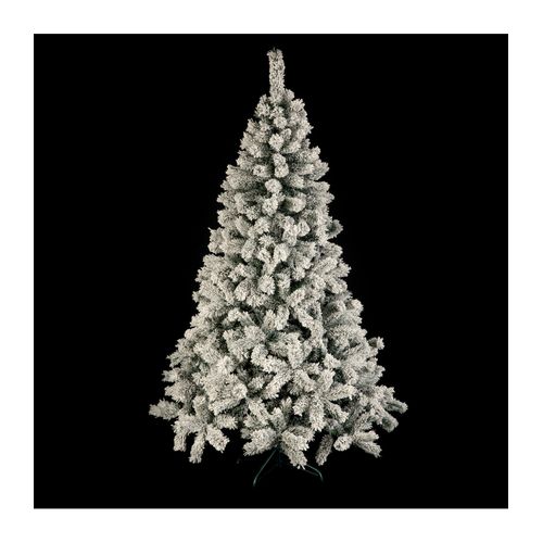 Sapin De Noël Artificiel Vert Floqué Enneigé Qualité Premium H 150 Cm
