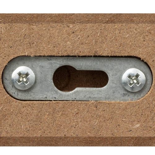 Étagère D'angle Murale Flottante Effet Chêne Naturel 25 X 25 Cm Fixations Invisibles