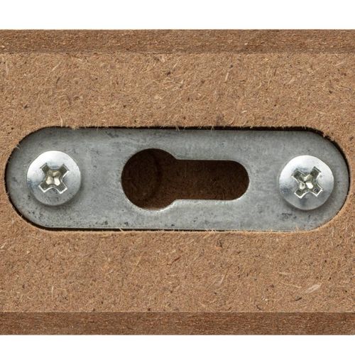 Étagère D'angle Murale Flottante Blanc 25 X 25 Cm Fixations Invisibles