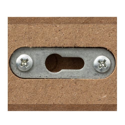 Étagère D'angle Murale Flottante Blanc 25 X 25 Cm Fixations Invisibles