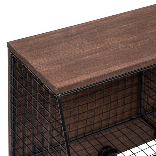 Etagère Murale Métal Et Bois Darrel Atmosphera