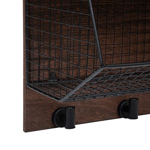 Etagère Murale Métal Et Bois Darrel Atmosphera