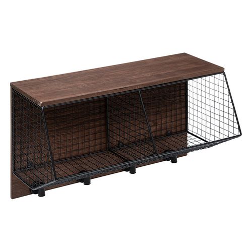 Etagère Murale Métal Et Bois Darrel Atmosphera