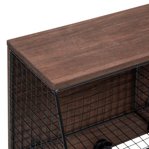 Etagère Murale Métal Et Bois Darrel Atmosphera