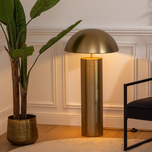 Lampe de sol champi H. 97 cm ULYSSE Dorée