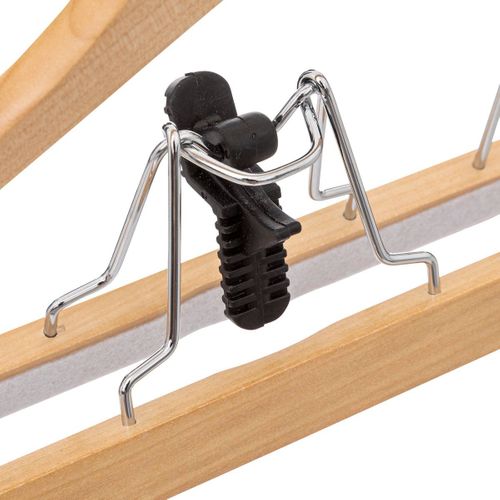 Cintre à Costume Beige En Bois