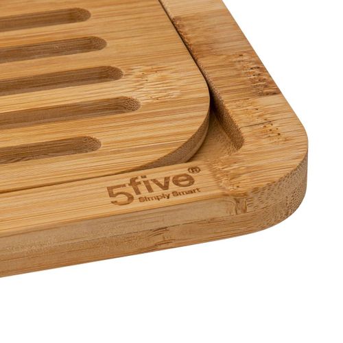 Planche à Découper Pain Avec Accessoires Bambou 50x13cm