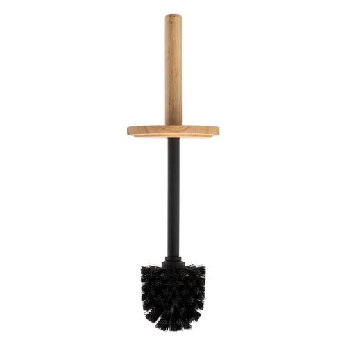 Brosse Wc Avec Support En Céramique Déco Canvas Noir Et Beige