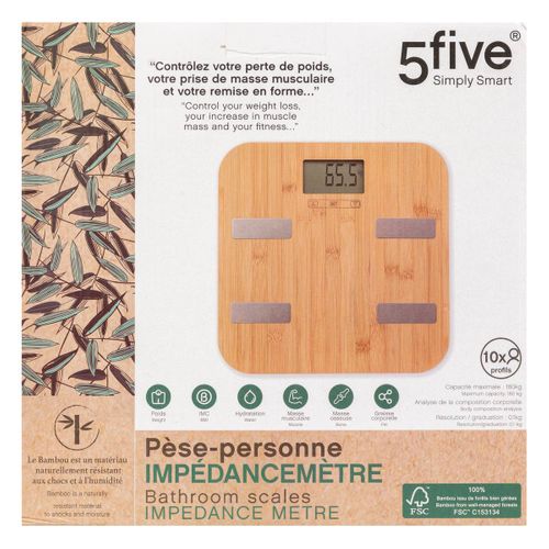 Balance Pèse Personne Impédancemètre Bambou