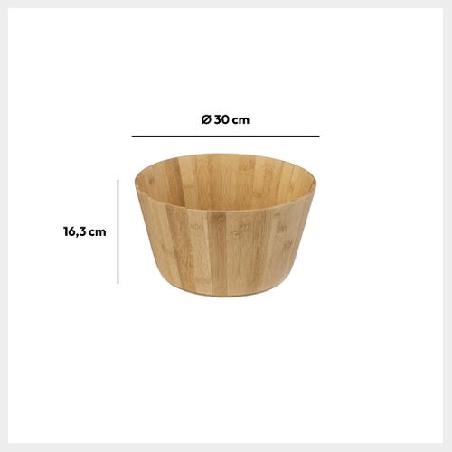 Saladier D30cm Bambou
