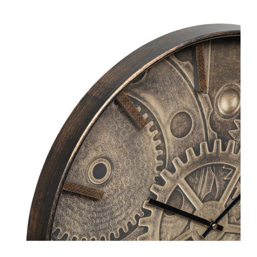 Pendule Murale Déco Mécanismes  En Verre Et Polypropylène D 50 Cm