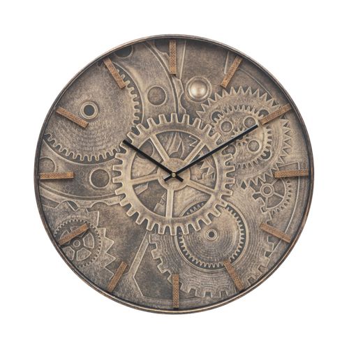 Pendule Murale Déco Mécanismes  En Verre Et Polypropylène D 50 Cm