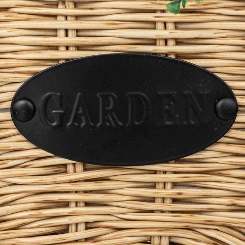 Plantes Artificielles Suspendues Dans Un Panier Tressé Avec Corde  D 40 Cm