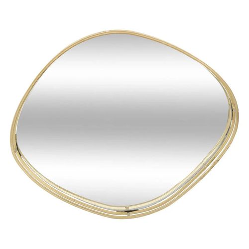 Set De 3 Plateaux En Métal L23,5/27/30cm Doré