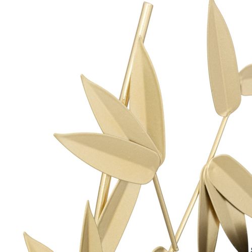 Objet Déco Bouddha En Résine Noire Et Métal Doré H 31 Cm