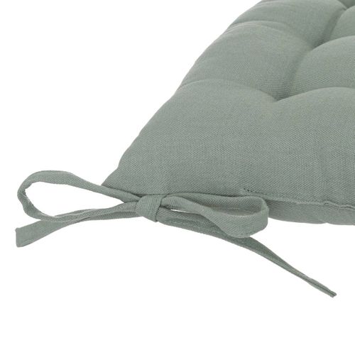 Galette De Chaise "anjali" En Coton 38x38cm Marron Cannelle