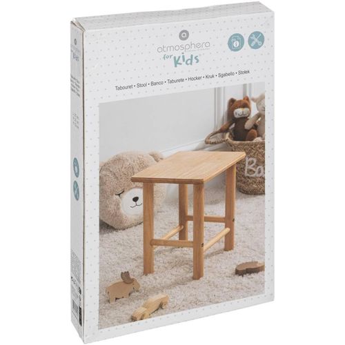 Tabouret Pour Enfant En Bois Naturel
