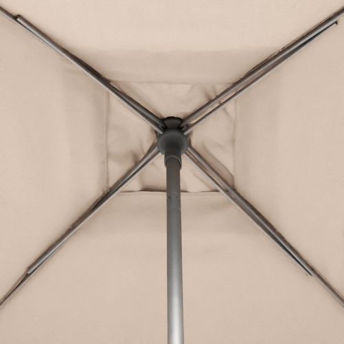 Parasol Droit Carré 2,5x2,5m Soya Blé Hespéride