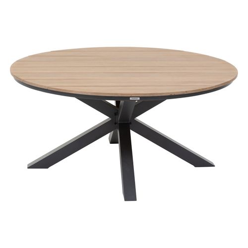 Table Extérieure Ronde 4 Personnes Graphite Oriengo Hespéride