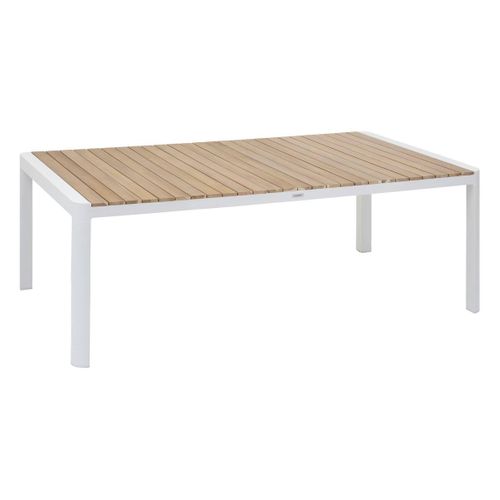 Table De Jardin Rectangulaire "paradize" Acacia En Aluminium