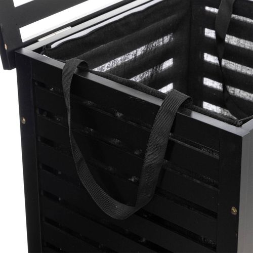 Panier à Linge 65l Bois Noir 5five
