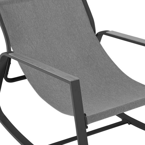 Fauteuil à Bascule Felinio Gris Hespéride