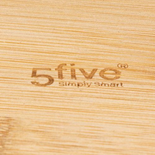 Boîte à Sucre En Céramique Noire Et Couvercle En Bambou