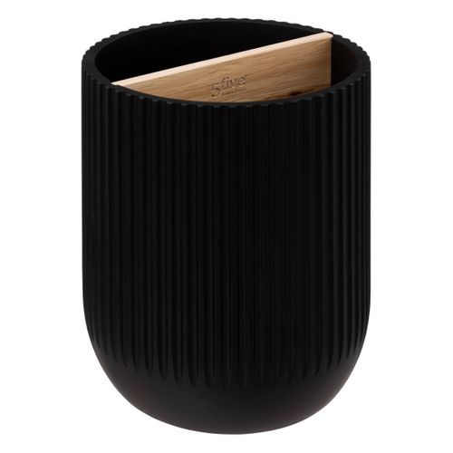 Pot à Ustensiles 2 Compartiments "blackwood" Noir