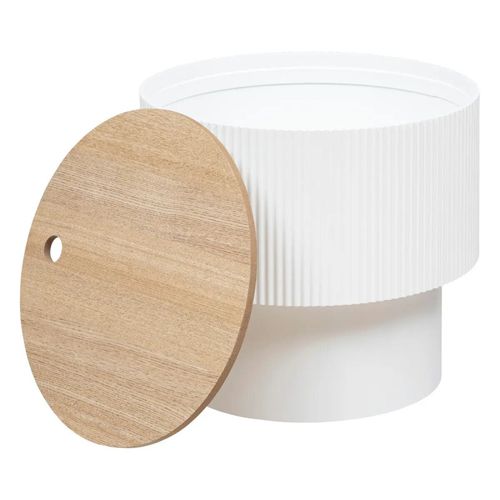 Table à Café Coffre D38 Enola Blanc Atmosphera