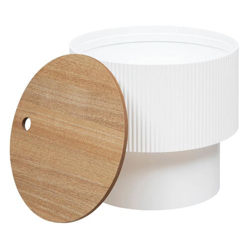 Table à Café Coffre D38 Enola Blanc Atmosphera