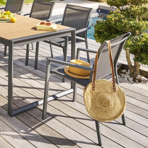 Fauteuil Repas Essentia Anthracite/graphite Hespéride