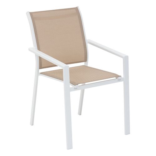 Fauteuil Repas Essentia Lin/blanc Hespéride