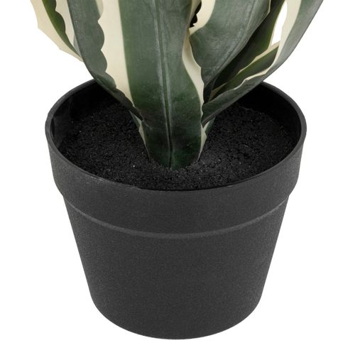 Plante Artificielle Agave En Pot H 55 Cm