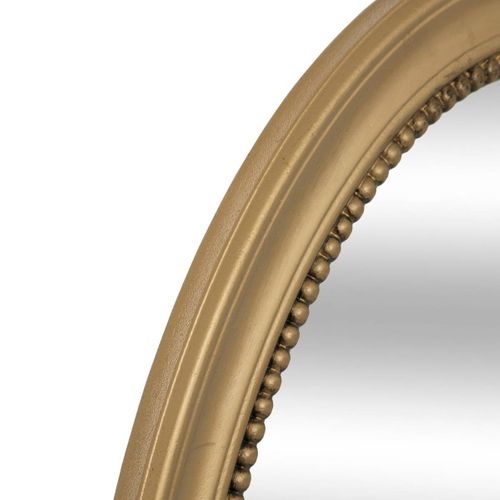 Miroir Rond Moulure "victoria" 53x40cm Doré