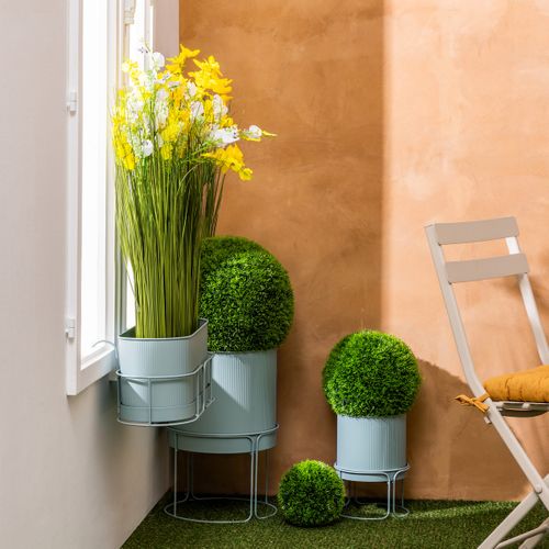 2 Pots "aze" Vert Céladon D30 X44,3cm