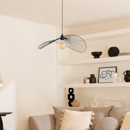 Suspension Métal 58 Cm Noir Adelia - Noir